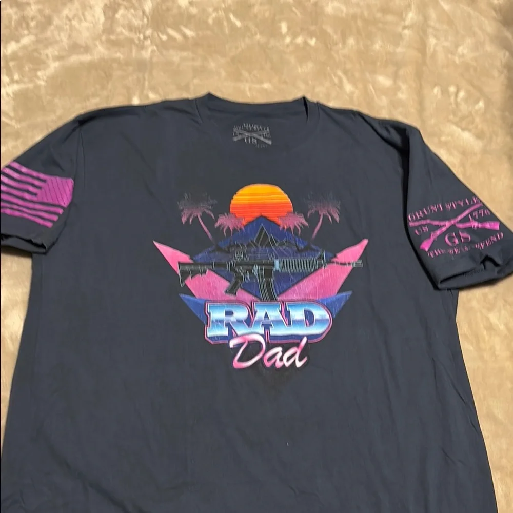 Grunt Style Short Sleeve Tees - Black, Gray, Blue - Picture 2 of 6